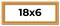 18x6 Solid Wood Antique Picture Frame with UV-Resistant Acrylic & Acid-Free Backing, Available in 4 Finishes: Bronze, Gold, Silver, and Gold with Black